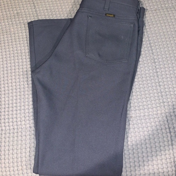 Wrangler Gray Blue Straight Leg Pants Size 34/32 - Picture 4 of 7